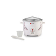 Cello White & Pink Printed Electric Rice Cooker – 1.5 L
