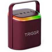 TRIGGR Roar 20 with RGB Lights, Metal Mesh, TWS & FM Mode, 7H Playtime, BT v5.4,20W 20 W Bluetooth Speaker (Ember Red, Mono Channel)