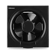 Bajaj AirOut 150 MM 4 Star Dom Exhaust Fan | Back Shutter | 100% Copper Motor | Auto Thermal Protector | Aerodynamaically Designed Blade【Black】