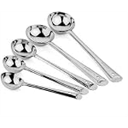 Bekner BKN-05dS Stainless Steel Cooking and Serving Ladle S Kitchen Tool Set (Ladle), 25 cm