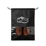 Shoe Bag for Travel Bag for Man and Women Pack of 1, Gym Shoe Bag, Reusable Travelling Accessories, Waterproof Shoe Pouches for Travel, Black.