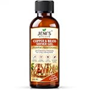 Copper & Brass Cleaner Gel 200ml | Metal Polish Shiner for Pooja Utensils (1 Piece)