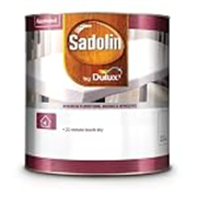 Dulux Sadolin PU Wood Polish Gloss Finish for interior surfaces | Excellent resistance to scratches, stains, and cracks | Water resistant, all weather durable and long lasting, 4 Litres