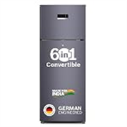 Bosch 243L, 2 Star, Frost Free Double Door Refrigerator | 6-in-1 Convertible Modes | 80min Convert | Touch Panel | Extend Cool up to 18 hrs | SuperFreeze (CTC27U12VI, Dark Lake, 2026)