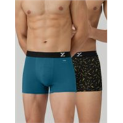 XYXX Pack of 2 Self Design Men Trunk