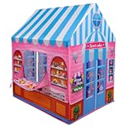 Children Boy Girls Portable Castle Playhouse | Medium Size Light Weight Kids Play Tent House for 3-13 Year Old Kids Girls and Boys (Candy House)
