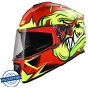 STUDDS DRIFTER-D1 Motorbike Helmet (RED N5)