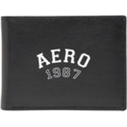 AEROPOSTALE Men Casual, Formal Black Genuine Leather Wallet (6 Card Slots)