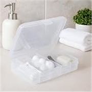 Home Centre Regan Solid Polypropylene Rectangular Storage Box (White, Standard)