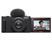 Sony Digital Camera ZV-1F |Ultra-Wide 20mm Prime Lens | Soft Skin Feature | Bokeh | Creative Look | Vlogging Camera|Made for Content Creators, Youtubers, Vloggers (DSLR)-Black