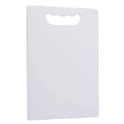Plastic Chopping Board for Cutting Vegetables, Fruits, Meats (34 X 22cm X 5mm Thickness Medium Size) (Pack of 1) Multicolor