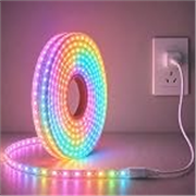 MoonlitDreams 3M LED Rope Light – Multicolor Waterproof Decorative Strip, 48 LEDs/m Plug-in Running Lights for Balcony, Ceiling, Garden, Home, Outdoor, Party, Festival & Christmas Decoration