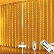 One94Store Fairy Curtain String Lights 300 LED’s for Wall Decoration, Warm White USB Powered, 8 Flashing Modes, Window Backdrop Lights for Bedroom, Party, Diwali, Christmas – 3×3 Meter
