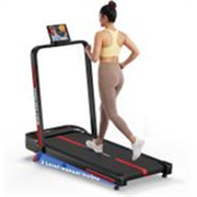 Lifelong 4 HP Motorized Treadmill for Home | 2 level Manual Incline | For Home workout Treadmill