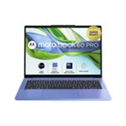 MOTOROLA Motobook 60 Pro Full Metal AI PC WUXGA OLED Intel Core Ultra 5 225H – (16 GB/512 GB SSD/Windows 11 Home) 14IAH101 Thin and Light Laptop (14 inch, PANTONE Wedgewood, 1.39 kg, With MS Office)