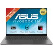 ASUS Vivobook S16 OLED (2026) Snapdragon X – (8 GB/512 GB SSD/Windows 11 Home) S5608QA-U3310WS Thin and Light Laptop (16 inch, Matte Gray, 1.6 kg, With MS Office)