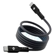 Zebronics Type C – Type C Magnetic Braided Cable, 60 Watts, Upto 480Mbps Data Sync, Fast Charging, 1 M, Compatible with iPhone 15 & 16 Series, iPad, MacBook, Samsung, Android (Wattz 60MCC1, Dark Blue)