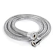 BonKaso Stainless Steel 304 Rust Free Flexible for Health Faucet Hand Showers Hose Pipe Length 1M Extension