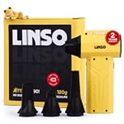 LINSO JETT Electric Air Duster 80,000 RPM BLDC Motor, Overheat Protection