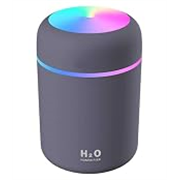 Fancy Nest Essential Oil Diffuser & Cool Mist Humidifier | H2O CaN cylendrical Magic Aroma Diffuser with LED Night Light for Home, Car, Office, Bedroom & Baby Nursery – Multi Colour (White/Grey/Pink)