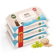 .allter 99% Pure Water Baby Wipes, Wet Wipes for New Born Baby| Moisturising,100% Plant Based & Organic, Enriched with Oats & Grapeseed Extract| 72 Wipes x 3 Packs