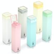 1000ml Square Water Bottle India’s 1st Frosty Flip Cap Bottle with Handle | Lightweight, Leak-Proof, Reusable Plastic |Trendy Pastel Colors for Gym, Office, College, Sports