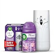 Air Wick 250 ml – Lavender & Lotus, Refill + Automatic Spray| Freshmatic Air Freshener Kit | 2600 Sprays Guaranteed | Automatic Room Freshener, Bathroom Freshener and Room Spray