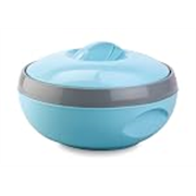 Asian Venus Inner Steel Casserole, 2500 ml, Blue|PU Insulated| BPA Free | Odour Proof| Food Grade | Easy to Carry | Easy to Store | Ideal for Chapatti | Roti | Serving Casserole