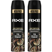 AXE Dark Temptation Long Lasting For Men (Pack of 2) Body Spray – For Men (430 ml, Pack of 2)