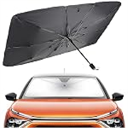 Car Sun Shade Windshield Cover – Foldable Umbrella Sun Shade for Car Front Window, Sun Protection & Heat Insulation, Carbrella, Full Cover for Most Vehicles
