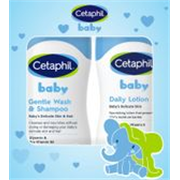 Cetaphil Baby Travel Pack-Gentle Daily Lotion 50ml+Wash & Shampoo 50ml Flipkart Exclusive (Multicolor)