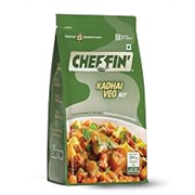 Cheffin Kadhi Veg Masala Kit, 285g | Complete Curry in 3 Easy Steps | 100% Natural, No Preservatives | Ready in 5 Min