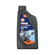 Gulf PRIDE 20W-40 4T API SP, JASO MA2 | 10 K Km Drain Interval | BS6 & earlier | 2 Wheeler Bike 4 Stroke Synthetic Blend Engine Oil [1 L] – Pack of 1