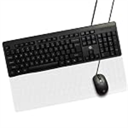HP KM150 Wired Keyboard and Mouse Combo Full-Size Keyboard, 1600 DPI Ergonomic Optical Sensor Mouse, Instant USB Plug-and-Play, 12 Shortcut Keys, Adjustable Slope Keyboard (3-Years Warranty)