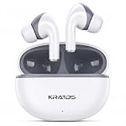 Kratos Pop Ear Buds Wireless with 60H Playtime, Noise Isolation & Clear Calls, Bluetooth Earbuds with Voice Assistant, Ear Buds with Bluetooth V 5.3 & with Type C Fast Charging, IPX4 TWS Earphones