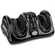 Lifelong Foot Massager for Pain Relief |Corded Electric Calf & Feet Deep Tissue Massager for Home with Rolling, Shiatsu, Kneading & Heat |Blood Circulation, Muscle Relaxation |15Min Shut Off, 7 Modes