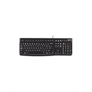 Logitech K120 Wired Keyboard for Windows, USB Plug-and-Play, Full-Size, Spill-Resistant, Curved Space Bar, Compatible with PC, Laptop