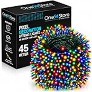 One94Store 45 Meter (148 Feet) Multicolor Rice Lights (Pack of 1) | Waterproof Copper Wire Decorative String Lights | Diwali Lights for Home, Festival, Puja, Indoor & Outdoor Decor