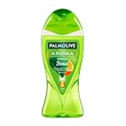 Palmolive Aroma Morning Tonic Body Wash, 250ml Shower Gel Single Bottle, 100% Natural Citrus Essential Oil & Lemongrass Extracts for a Smooth Skin, Green