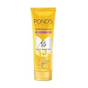 POND’S Serum boost sunscreen For All skin types prevent and fade dark patches with the power of SPF 55 and NIACINAMIDE-C Serum 50g