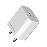 Portronics Adapto 12 2.4A 12W Fast Wall Charger for iPhone 11/Xs/XS Max/XR/X/8/7/6/Plus, iPad Pro/Air 2/Mini 3/Mini 4, Samsung S4/S5, and More(White)