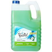 Presto! Disinfectant Surface & Floor Cleaner | Jasmine | 5 Litre | Kills 99.9% Germs | Suitable For Bathroom & Floor Surfaces Like Ceramic, Marble, Granite, Mosaic