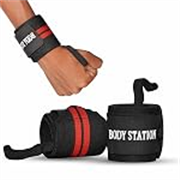 Pro Weightlifting Wrist Wraps with Thumb Loop | Adjustable Gym Wrist Support for Men & Women – Powerlifting, Crossfit, Strength Training & Pain Relief
