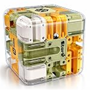 Rolling Ball Transparent 3D Maze Cube Puzzle, Brain Teaser Game for Kids and Adults to Improve Focus and Logical Thinking Skills Designed for Comfortable Daily Care Routine at Home – 6 CM