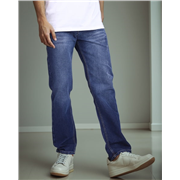 Shein Shein Men Ankle Length Fixed Waist Mid Wash Jeans