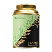 TE-A-ME Green Tea Leaves – 50g | Premium Loose Leaf Green Teas in Tin | Fresh & Aromatic