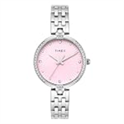 TIMEX Pink Round Dial Analog Women’s Watch – TWEL22600