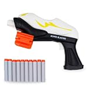 ToyBharat Super Blaster Blaze Storm Soft Bullet Gun Toy with 10 Safe Soft Foam Bullets, Fun Target Shooting Battle Fight Game for Kids Boys (SMG4), Multicolor