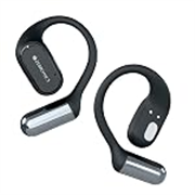 ZEBRONICS PODS O, Wireless Open-Ear Earbuds, OWS, 40 Hrs Backup, Neodymium Drivers, Ultra Comfort Fit, Quad MIC ENC, Rapid Charging, Bluetooth, Dual Pairing, Flash Connect, Low Latency Gaming (Black)