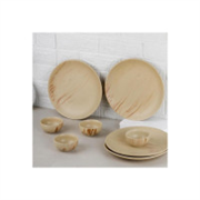 The Earth Store Ivory Italian Ceramic Dinner Set 8 Pieces Serving for 4, Microwave & Dishwasher Safe Plates & Bowls Bone-Ash Free Crockery Set for Dining and Gifting